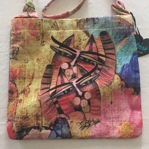 Whimsical Cats Cross-body Bag - New